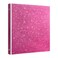 EYROZILL 3 Ring Binder 1 Inch Pink Binders Fashion View Binder with 2 Pockets for Office Supplies Waterproof Deep Pink