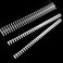 Honbay 10PCS Plastic 30Hole Loose Leaf Binder Ring for Home and School