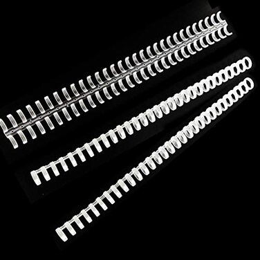 Honbay 10PCS Plastic 30Hole Loose Leaf Binder Ring for Home and School