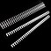 Honbay 10PCS Plastic 30Hole Loose Leaf Binder Ring for Home and School