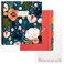 Jot & Jot Mark 85 x 11 Sturdy 3 Ring Recipe Binder with SpillProof Clear Binder Sleeves Sheet Protector 30 DualSided Recipe Card Pages for Written Printed Recipes Tabbed Dividers Garden Floral