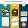 Jot & Jot Mark 85 x 11 Sturdy 3 Ring Recipe Binder with SpillProof Clear Binder Sleeves Sheet Protector 30 DualSided Recipe Card Pages for Written Printed Recipes Tabbed Dividers Garden Floral