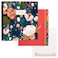 Jot & Jot Mark 85 x 11 Sturdy 3 Ring Recipe Binder with SpillProof Clear Binder Sleeves Sheet Protector 30 DualSided Recipe Card Pages for Written Printed Recipes Tabbed Dividers Garden Floral
