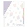 KOKUYO Kokuyo Campus Refillable Notebook A4 Slim 2 Ring Binder Notebook with 5 Subject Dividers 100 Sheets Capacity Suitable for 30 Holes Loose Leaf Paper Mineral Color Sheer Purple LePP158L4V