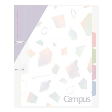 KOKUYO Kokuyo Campus Refillable Notebook A4 Slim 2 Ring Binder Notebook with 5 Subject Dividers 100 Sheets Capacity Suitable for 30 Holes Loose Leaf Paper Mineral Color Sheer Purple LePP158L4V