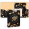 Lateefah 3 Ring Binder 1 Inch Round Ring Binder with 5 Tab Dividers Cute Clipboard Binders with 2 Pockets Decorative Three Ring Binder for Women School and Office Supplies