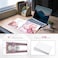 Ospelelf 3 Ring Binder 1 Inch Pink Binders for Letter Size Documents11 x 85 with 5 Tab Dividers Clipboard Organizer Back to School and Office Supplies