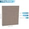 PATIKIL A5 Size 3 Ring Binder1Pcs 1 Inch Round Ring Durable Linen Hardcover Binder Fit for Paper Recipe Photo Office Dark Gray