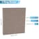 PATIKIL A5 Size 3 Ring Binder1Pcs 1 Inch Round Ring Durable Linen Hardcover Binder Fit for Paper Recipe Photo Office Dark Gray