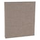 PATIKIL A5 Size 3 Ring Binder1Pcs 1 Inch Round Ring Durable Linen Hardcover Binder Fit for Paper Recipe Photo Office Dark Gray