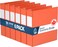 Davis Group Premium Economy 6Pack 3Ring Binders for School or Office DRing Binders 2 Inch Orange