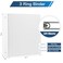 SUIN 15Inch 3Ring Binders with 2 Interior Pockets Premium Clear View Presentation Binder Holds 325 Sheets Letter Size Office School Home6 Pack