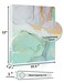 SUNEE 3 Ring Binder 1 Inch Cute Decorative Green Marble Heavy Duty Fits 85x11 Inches for School Office