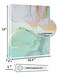 SUNEE 3 Ring Binder 1 Inch Cute Decorative Green Marble Heavy Duty Fits 85x11 Inches for School Office