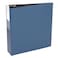 Avery Standard 3 Ring Binder Label Holder 3 Round Rings 460Sheet Capacity 35 Inch Wide Spine 1 Blue Binder Ideal for Lightweight Organization and Occasional Referencing 04600