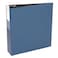 Avery Standard 3 Ring Binder Label Holder 3 Round Rings 460Sheet Capacity 35 Inch Wide Spine 1 Blue Binder Ideal for Lightweight Organization and Occasional Referencing 04600