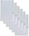 Positive Art Vinyl Ring Binder Pockets 9 x 6 Inches Fits All Standard Ring Binders Zip Closure to Secure Your Belongings 12Pack