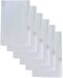 Positive Art Vinyl Ring Binder Pockets 9 x 6 Inches Fits All Standard Ring Binders Zip Closure to Secure Your Belongings 12Pack