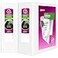 Avery Durable Clear View 3 Ring Binders 3 Inch EZD Rings 2Pack of White Binders 35307