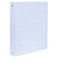 STEEL MILL Steel Mill Co Cute Decorative Hardcover 3 Ring Binder for Letter Size Paper 1 Inch Round Rings Binder Organizer for SchoolOffice Light Blue Dots