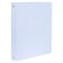 STEEL MILL Steel Mill Co Cute Decorative Hardcover 3 Ring Binder for Letter Size Paper 1 Inch Round Rings Binder Organizer for SchoolOffice Light Blue Dots