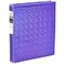 Avery Luxe Collection Durable Holographic 3 Ring Binder Customizable View Cover 1 Inch Round Rings 1 Holographic Violet Binder 03226