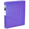 Avery Luxe Collection Durable Holographic 3 Ring Binder Customizable View Cover 1 Inch Round Rings 1 Holographic Violet Binder 03226