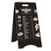TONICE AFrame Chalkboard Sign Large 15 x 30 Sandwich Chalkboard Double Sided Sidewalk Signs Outdoor Foldable Blackboard Menu Display for Weddings Restaurant Business