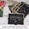 Canitor 10 Pack Black Hanging Chalkboard Sign Small Mini Erasable Wooden Rectangle Chalkboards