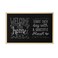 U Brands Chalkboard 24 x 36 Birch Wood Frame Blackboard Surface Wall Mountable Dry Erase Board Home Classroom Office Organization Memo Message Board