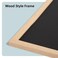 U Brands Chalkboard 24 x 36 Birch Wood Frame Blackboard Surface Wall Mountable Dry Erase Board Home Classroom Office Organization Memo Message Board