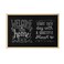 U Brands Chalkboard 24 x 36 Birch Wood Frame Blackboard Surface Wall Mountable Dry Erase Board Home Classroom Office Organization Memo Message Board