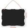 Onlykangfly Wood Chalkboard Double Sided Erasable ChalkboardSigns Message Board Message Memo Display 10x8 Inches with Jute Hanging StringWall Decoration 2