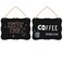 Onlykangfly Wood Chalkboard Double Sided Erasable ChalkboardSigns Message Board Message Memo Display 10x8 Inches with Jute Hanging StringWall Decoration 2