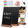 YEEON 3 Pack 87x12 in Desktop Small Chalkboard Sign with Wood Base