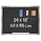 Navy Penguin Chalkboard Set Framed Black Board 24 x 18 inch with 1 Magnetic Eraser 14 Chalk Sticks 7 Colors and 2 Magnets Wall Hanging Blackboard with Frame for Home Kitchen and Office 24x18