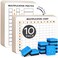 Scribbledo SCRIBBLEDO 10 Pack Dry Erase Multiplication Chart White Board 9 x 12 Multiplication Table l Double Sided Times Table Math Manipulatives Whiteboard for Kids Students Classroom 10 Erasers Inc