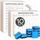 Scribbledo SCRIBBLEDO 10 Pack Dry Erase Multiplication Chart White Board 9 x 12 Multiplication Table l Double Sided Times Table Math Manipulatives Whiteboard for Kids Students Classroom 10 Erasers Inc