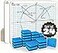 Scribbledo 24 Pack Dry Erase XY Axis Graph Lap Board 9 X 12 for Student and Classroom Use Math White Board Double Sided With 24 Erasers Included