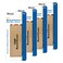 BAZIC PRODUCTS BAZIC Products Felt ChalkboardWhiteboard Eraser Wipes Without Scratching for Whiteboards Chalkboards Classroom 4 Pack