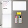 VITEVER 3 Pack Magnetic Dry Erase Board Sheet for Fridge 12x8 Erasable Refrigerator WhiteBoard w 6 Markers 1 Eraser Smooth and Flexible Small Magnet Blank Notepad for Home Kitchen Organizer and Planne