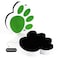OPTSPTOY 3PCS Magnetic Dry Erasers Mini Footprint Whiteboard Eraser Thick Felt Bottom Surface Glass Blackboard Duster Animal Pattern Wiper for Classroom Home Office Chalkboard Cleaner BlueRedYellow