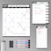 ALEZEL Magnetic Dry Erase Calendar for Refrigerator Vertical Calendar Whiteboard for Fridge Includes Magnetic Monthly Calendar Weekly Dry Erase Board List Board 4 Markers Eraser