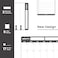 ALEZEL Magnetic Dry Erase Calendar for Refrigerator Vertical Calendar Whiteboard for Fridge Includes Magnetic Monthly Calendar Weekly Dry Erase Board List Board 4 Markers Eraser