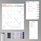 ALEZEL Magnetic Fridge Calendar Whiteboard Dry Erase Calendar Set for Refrigerator Vertical Monthly Weekly Fridge Calendar with 1 List White Board 4 Markers Eraser