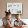 Audio-Visual Direct AudioVisual Direct Magnetic White Weekly Calendar Dry Erase Board Set 2 x 15 Includes Magnets Hardware Marker Tray