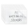 T&W SAME Clear Dry Erase Board PaperWhiteboard for FridgeClear Contact Paper Sheets for WallAdhesive Dry Erase Board Sticker for DeskRefrigeratorOfficeClassroomWallpaper582X827X6 Pcs