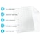 T&W SAME Clear Dry Erase Board PaperWhiteboard for FridgeClear Contact Paper Sheets for WallAdhesive Dry Erase Board Sticker for DeskRefrigeratorOfficeClassroomWallpaper582X827X6 Pcs