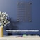 YEOUX Clear Glass Weekly Dry Erase Calendar Menu NonMagnetic Whiteboard for Wall Meal Plan Grocery List White Board for Kitchen 15x11 7 Days Home Planner 4 Wet Erase Markers Included Yeoux