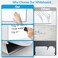 CUHIOY Dry Erase Self Adhesive Magnetic Whiteboard Sticker on Any Smooth Surface Stain Resistant 17x12 Fridge Whtieboard Magnet Sheet Used as Weekly Meal Planner Reminder Notice 3 Marker Pens